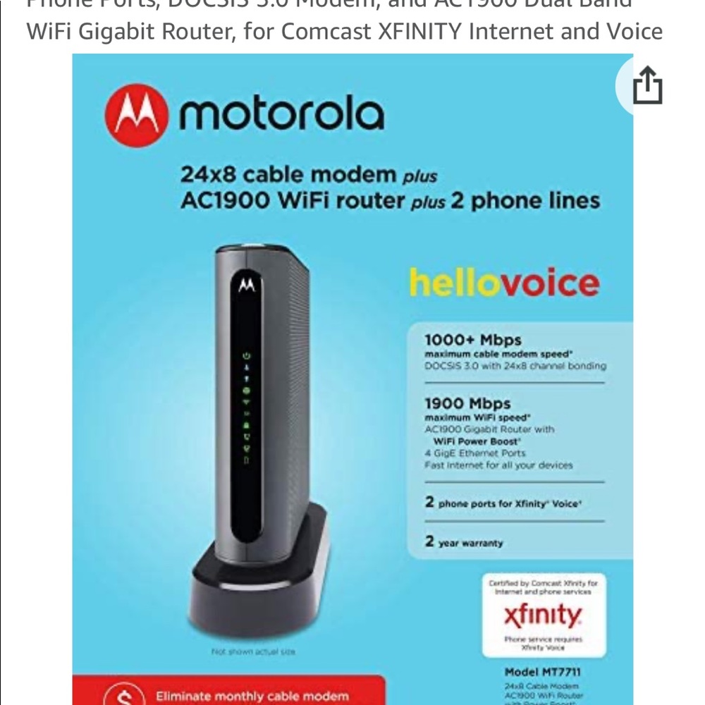 Motorola modem